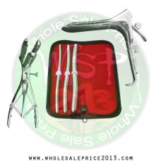  Hegar uterine dilator 3 pieces set, 7-8, 9-10, 13-14, mathieu grave large